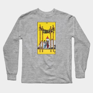 Four of wands tarot card Long Sleeve T-Shirt